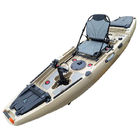 HDPE LLDPE Single Person Sea Fishing Kayak With Pedal 264 Lbs