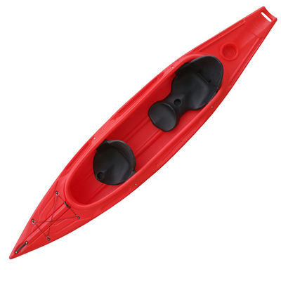 3 Person Seat Sit In Canoe LLDPE Plastic Fishing Kayak 600 Lb Capacity