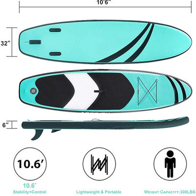 PVC Drop Stitch Blow Up Paddle Board 10'6x32"X6" Inflatable Air Surfboards