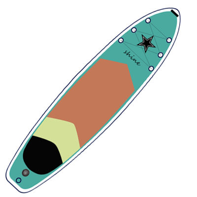 10'6" Touring Sup Board Surfing Paddleboard With Removable Fin