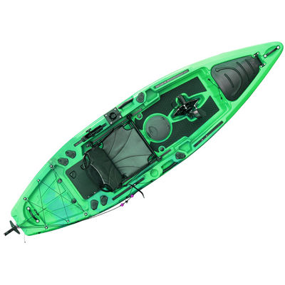Plastic Fishing Paddle Kayak Boat Single Person Sit On Top 3.38m*0.87m
